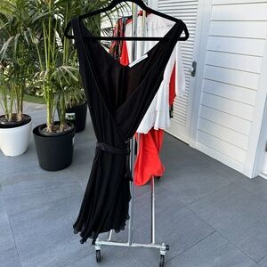 Diane von Furstenberg black dress